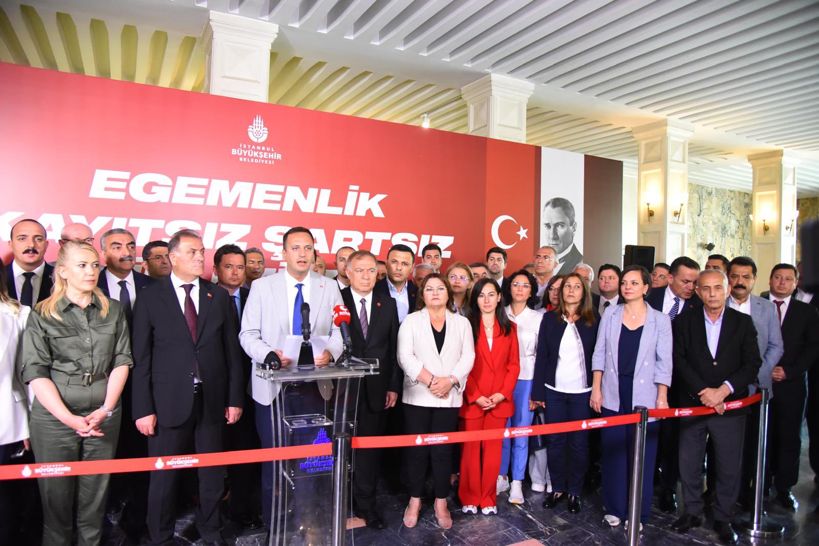 CHP’li başkanlardan Saraçhane’de dayanışma mesajı